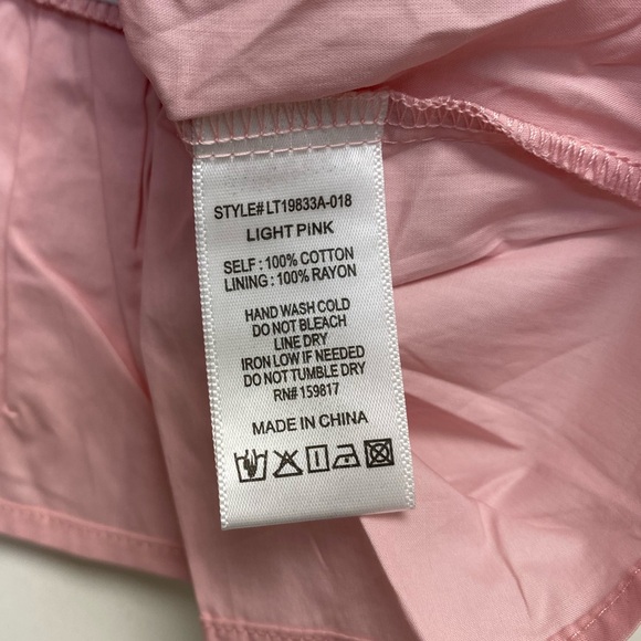 Altar’d State - Serenity Smocked Peplum Top in Light Pink (NWT) - Size : S - Picture 9 of 9